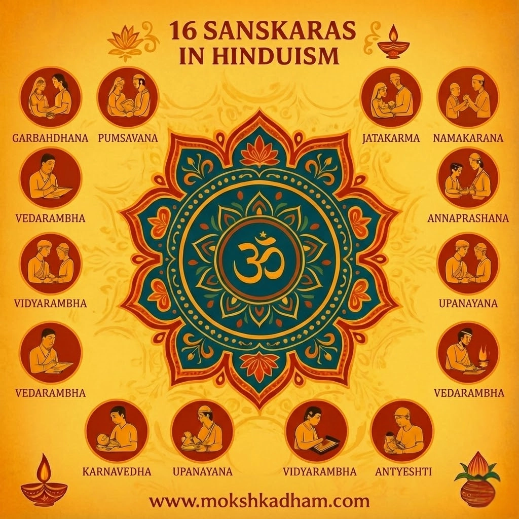 16 Sanskaras in Hindusim - Mokshkadham